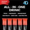 4D Clean Energy Drink Mix + Electrolytes + Immune Support + MultiVitamins +