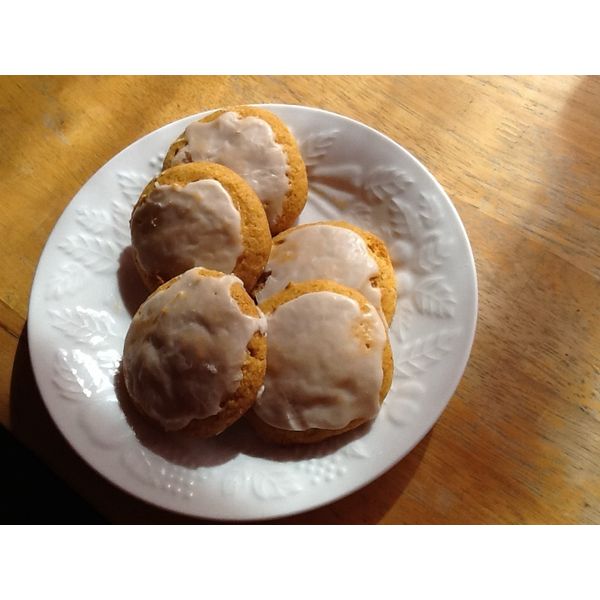 Iced Pumpkin Spice Cookies