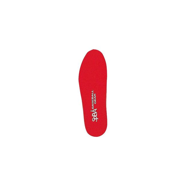 ASICS Men's Baseball Insole, Spike, Replacement Speaker Molding, red