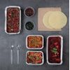 50 Clear Plastic Forks Strong Heavy Duty (Washable & Reusable)