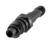 Black -6AN Power Steering Pump Extended Fitting Adapter For LS Corvette CTSV