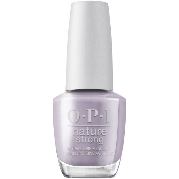 OPI Nature Strong Nail Polish | Quick Dry Vegan Nail Varnish with Long-Lasting Results | Made with Natural Ingredients | Light Shades | Right As Rain | 15 ml