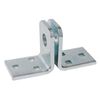 Abus 115/100 Hasp,Fixed,Zinc Plated,Pk2