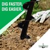 Flower Planting Auger & Grass Plug Tool (2″ x 7″) Garden Attachment for Drill