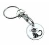 JAM2DAY Trolley Token Keyring - £1 Coin (Black Cat)