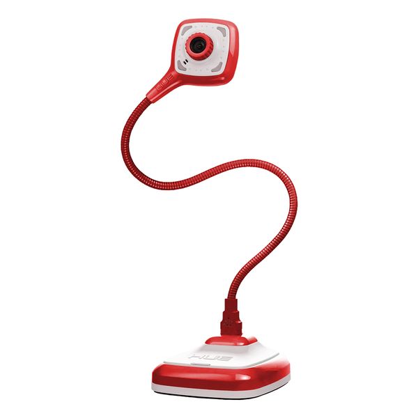 HUE HD Pro Flexible USB Document and Video Conferencing Camera (Red)