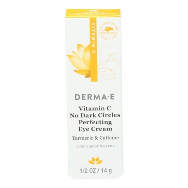 Vitamin C No Dark Circles Perfecting Eye Cream 0.5 Oz By Derma e