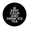 Funny Ice Tea Lover Keep Calm and Drink Ice Tea PopSockets Standard PopGrip