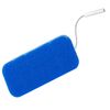697SS Series - 1.75" x 3.75" Rectangle, Skin Friendly Blue, 4/Pack