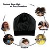 Satin Cap 100% Mulberry Silk Lined Sleeping Hats for Natural Hair