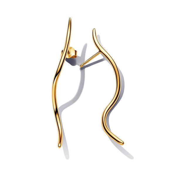 Pandora Essence 14k Gold-plated stud earrings