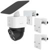 2 Pack Gutter Mount Bracket Compatible with Eufy SoloCam S340/SoloCam E30/ Eufy 4G LTE Cam S330,Solar Security Camera,No Drill Installation Camera Gutter Mount for Outdoor