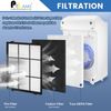 4 Pack C545 HEPA Replacement Filter S Compatible with Winix C545, B151, P150,...