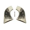 Faux Ivory Floral Checkered Ruger Vaquero/Blackhawk/Wrangler Grips