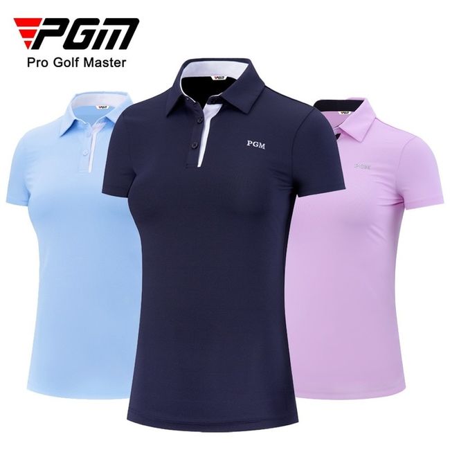 Pgm Men Golf Shirts Long Sleeve Quick-Dry Sports Tops Breathable