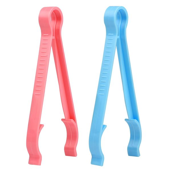 MEISH 2 Pieces Baby Bottle Tongs Multifunction Skid Bottle Clips Anti-Scalding Bottle Clips Sterilized Forceps for Infants Newborns