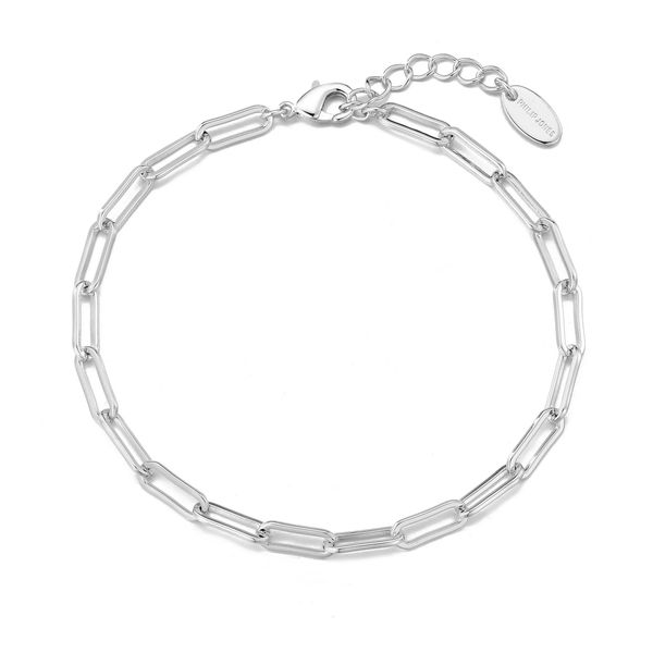 Philip Jones Silver Plated Small Link Paperclip Bracelet