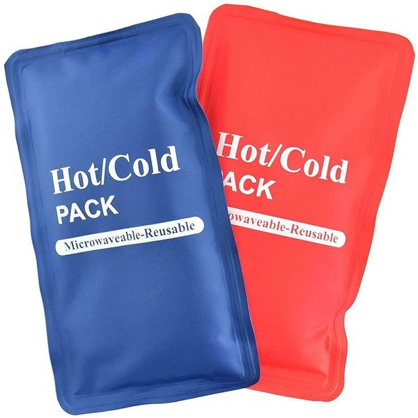 New Re-Usable Hot and Cold Gel Packs for Back Injuries Pain Relief Sports or Any Kind of Injuries Pack of 2 Gel Therapy