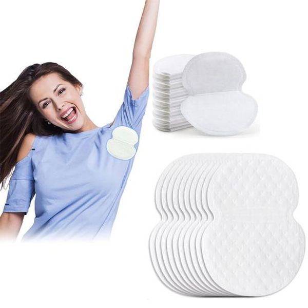 Armpit Sweat Pads, Armpit Sweat Pads for Men, 100 Pieces, Armpit Sweat Pads for Men, Armpit Sweat Pads for Women, Sweat Absorbing Pads, Armpit Sweat Pads, Fragrance-Free, Unisex, for Women and Men, Large, Block, for Commuting, School, Business, Going Out 