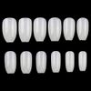 600 Pieces Short Coffin False Nail Tips NATURAL Full Cover Acrylic Press On False Nails - Professional Salon & Home Use