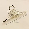 B/C Hair Claw Large Butterfly (Silver, Large)