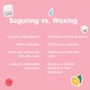 Sugaring Medium Paste for advanced sugaristas and professionals - Ideal for Speed technique with large body areas - Legs, Back bundle with Anti-Ingrown Hair solution and Sugaring Applicator