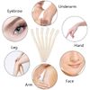 6 Pieces Eyebrow Razors Dermaplaning Blades for Face, Biodegradable Eco Women WheatStraw Facial Peach Fuzz Remover, Exfoliating Dermaplaning Tool for Women and Men