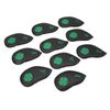 Golf Iron Cover Set Four Leaf Clover Golf Head Protector Cover (Black)