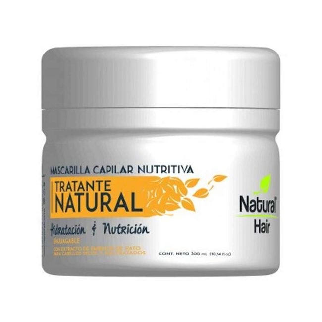 Natural Hair Naprolab Hair Mask Nourishing Rinsable Tratante Natural Mascarilla Capilar Nutritiva Enjuagable 10.14oz-300ml