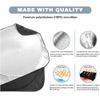 For KIA Accessory Car Windshield Sun Shade Reflective Front Visor Shield Cover