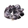shefun JP125 Scrunchie, Voluminous Pearl, Satin, Elegant, Stylish, Adult, Daily Hair Ornament, 4 Colors, grey (grey marl)