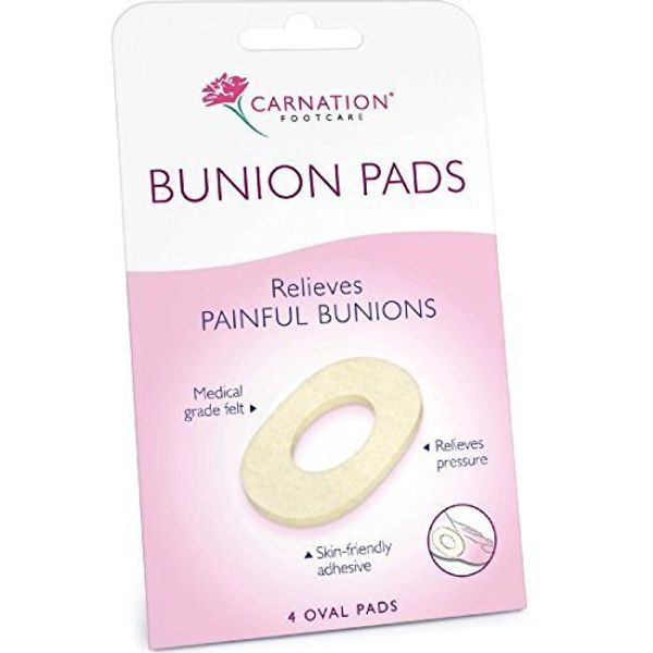 THREE PACKS of Carnation Footcare Oval Bunion Pads by Carnation