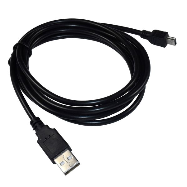 HQRP 6ft USB to Mini USB Cable for Camcorder Computer Camera Music Player