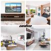 Fit Wood Studs/Brick/concrete Wall Fixed TV Wall Mount Bracket for 32-85in TVs