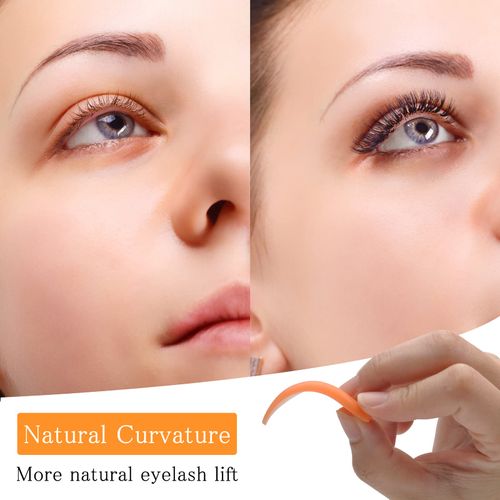 DAWRIS 10 Pezzi Bigodino per Ciglia in Silicone, Bigodini per Laminazione Ciglia in 5 Misure Riutilizzabili Lash Lift Kit Perm Pad Patch Laminazione Ciglia per Un Perfetto Lifting Ciglia Naturali