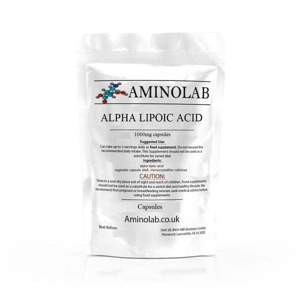 Aminolab - Alpha LIPOIC Acid 1000mg 120 Capsules