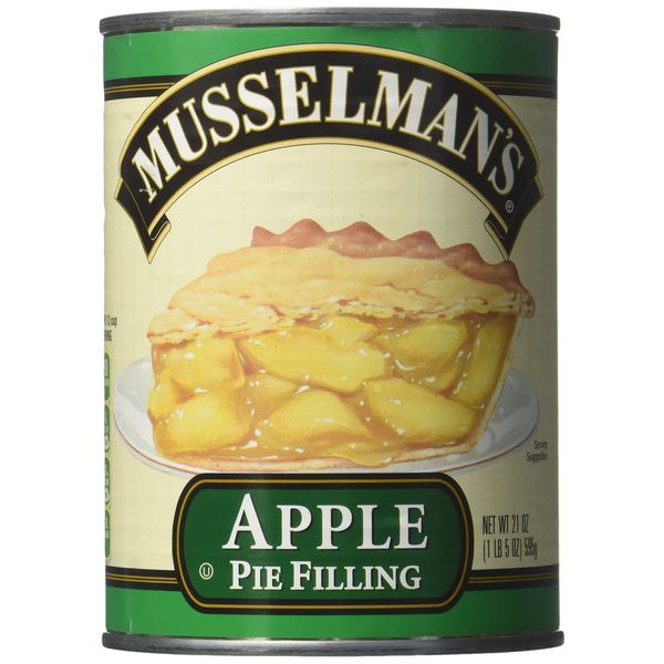 Musselman's Apple Pie Filling net wt 21OZ(pack of 2)