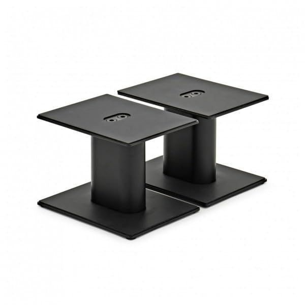 AVCOM Desktop Speaker Stands, Medium, Black Pair