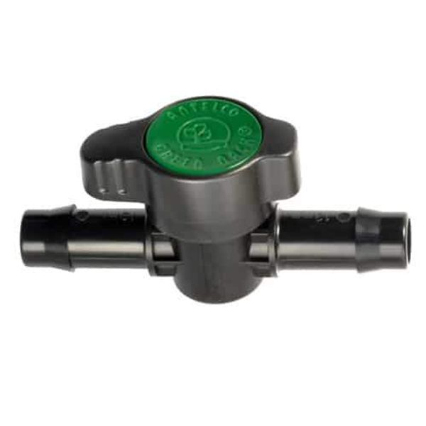 Antelco 13mm Green Back In-Line Valve