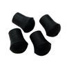 Herco Miniature Black Rubber Tips (3/16" ID) - 4 pcs