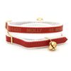 Personalised Custom Cat Kitten Collar | Laser Engraved Pet Name ID Tag (Red)