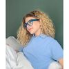 Square Blue Light Blocking Glasses Anti Glare Computer Blue Frame Eyeglasses