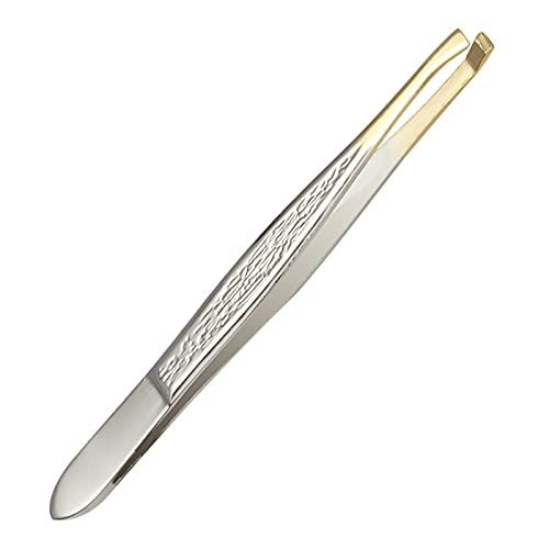 iZhuoKe Professional Eyebrow Tweezers,Tweezers for Hair Removal,Stainless Steel Precision Tweezer for Eyebrows Plucking for Ingrown Hair Tweezers
