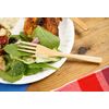 RSVP International Bamboo Kitchen Collection, Reusable and Biodegradable, Fork Set, 12 Piece