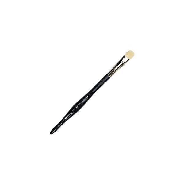 YS Park Eyeshadow Brush Round Flat YS-CE04-ES Black Handle White Hair
