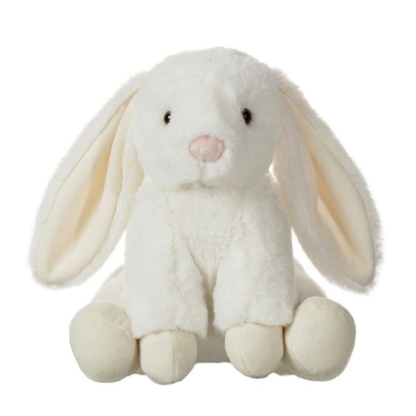 Apricot Lamb Toys Plush Cream Bunny Rabbit Stuffed Animal with Fluffy Soft Ears (Cream Bunny, 8 Inches)