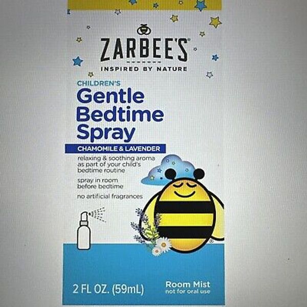 Zarbee's Gentle Bedtime Kids Sleep Spray, Chamomile & Lavender - 2 Fl Oz