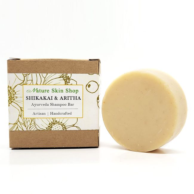 Nature Skin Shop Shampoo Bar Shikakai And Aritha Organic Shampoo Bar, Handcrafted