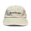 Vivian Flytrap Unisex Milk and Two Sugars Washed Embroidered Dad Baseball Cap - Cream