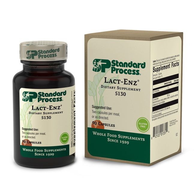 Standard Process - Lact-Enz - 90 Capsules